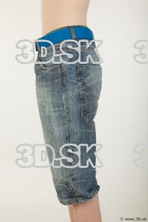 Thigh blue jeans shorts of Wesley 0003